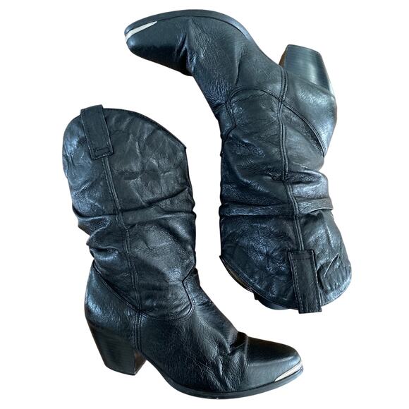 Dingo Women's Dingo Olivia Western Black Boots size 8.5 - Picture 4 of 12